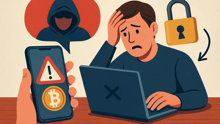 Kryptoměnové podvody jak je poznat: praktická ilustrace průvodce
