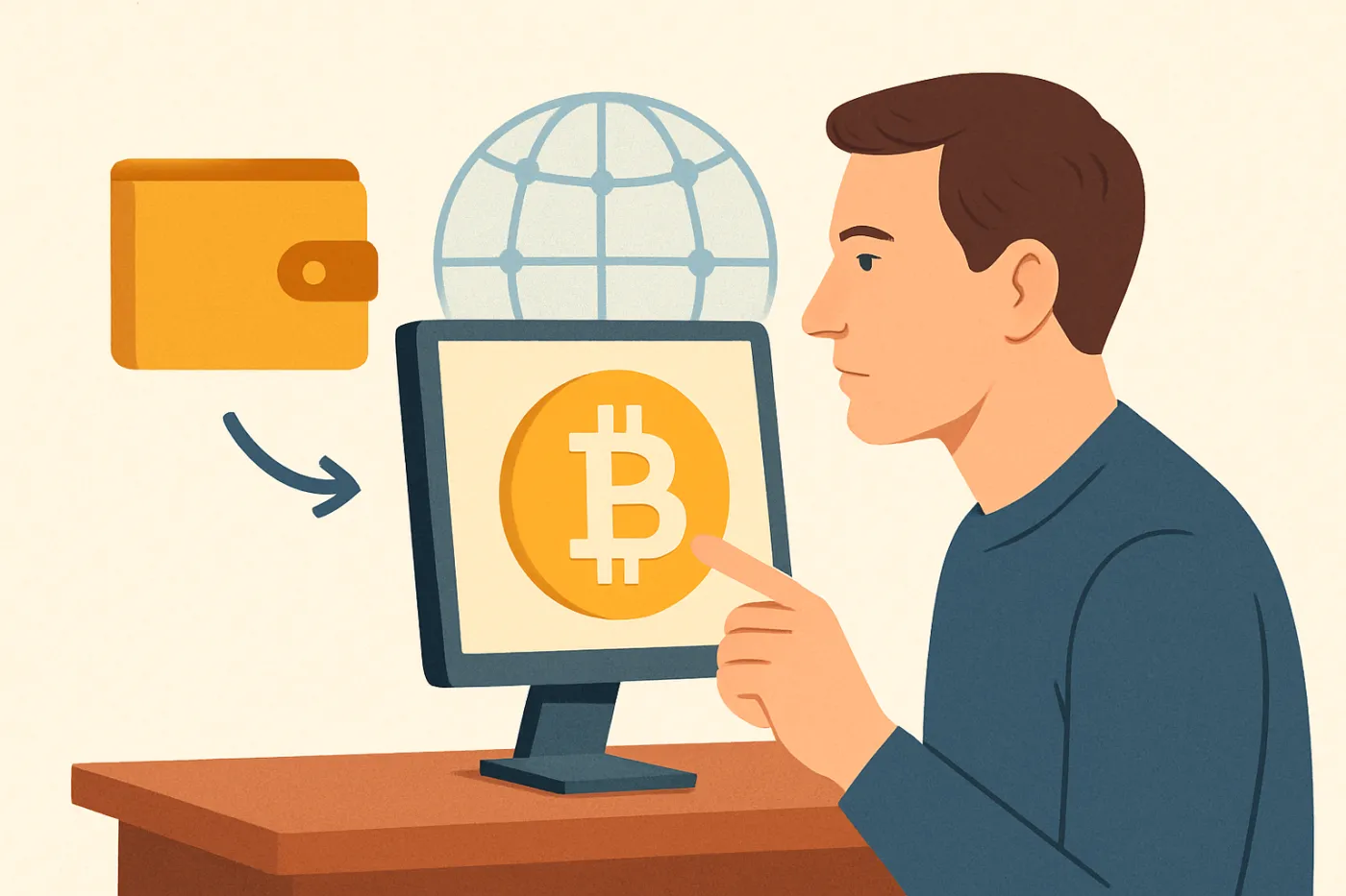 Bitcoin pro začátečníky: praktická ilustrace průvodce