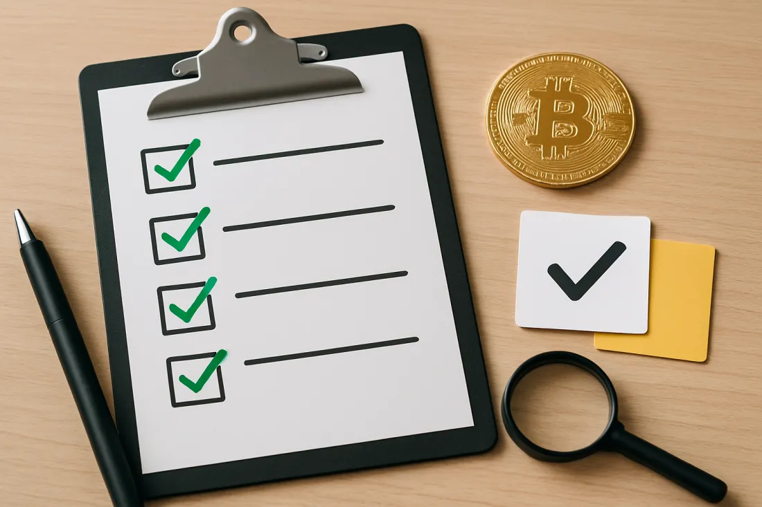 Bitcoin pro začátečníky: praktický kontrolní seznam před dalším krokem