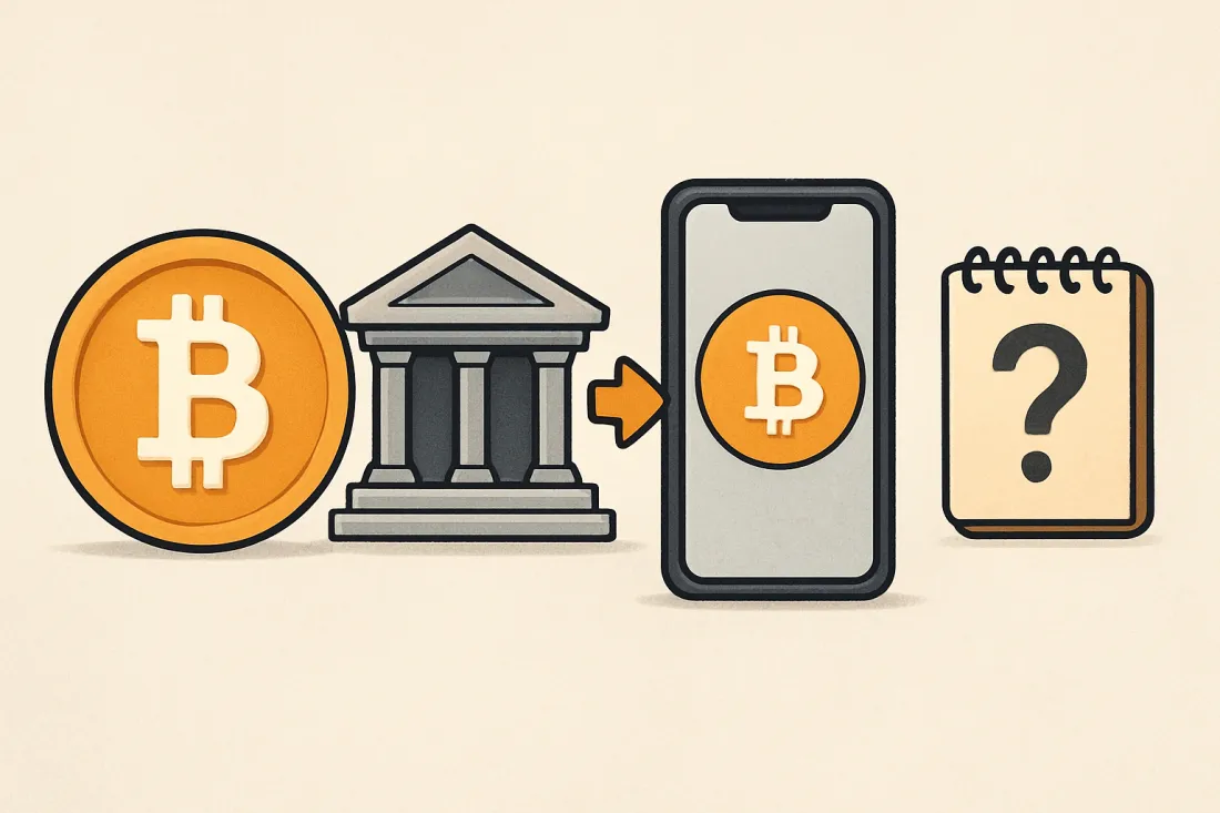 Bitcoin pro začátečníky: vizuální porovnání možností