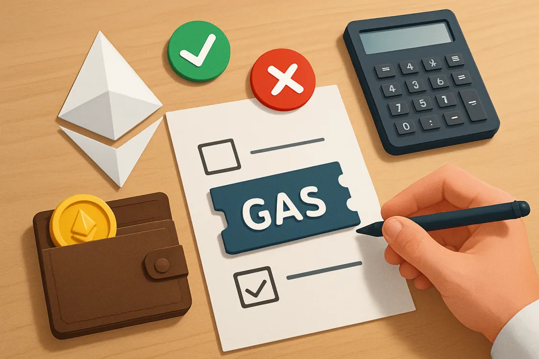 Jak funguje gas na ethereu: praktický kontrolní seznam před dalším krokem
