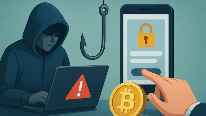 Phishing kryptoměnové burzy: praktická ilustrace průvodce