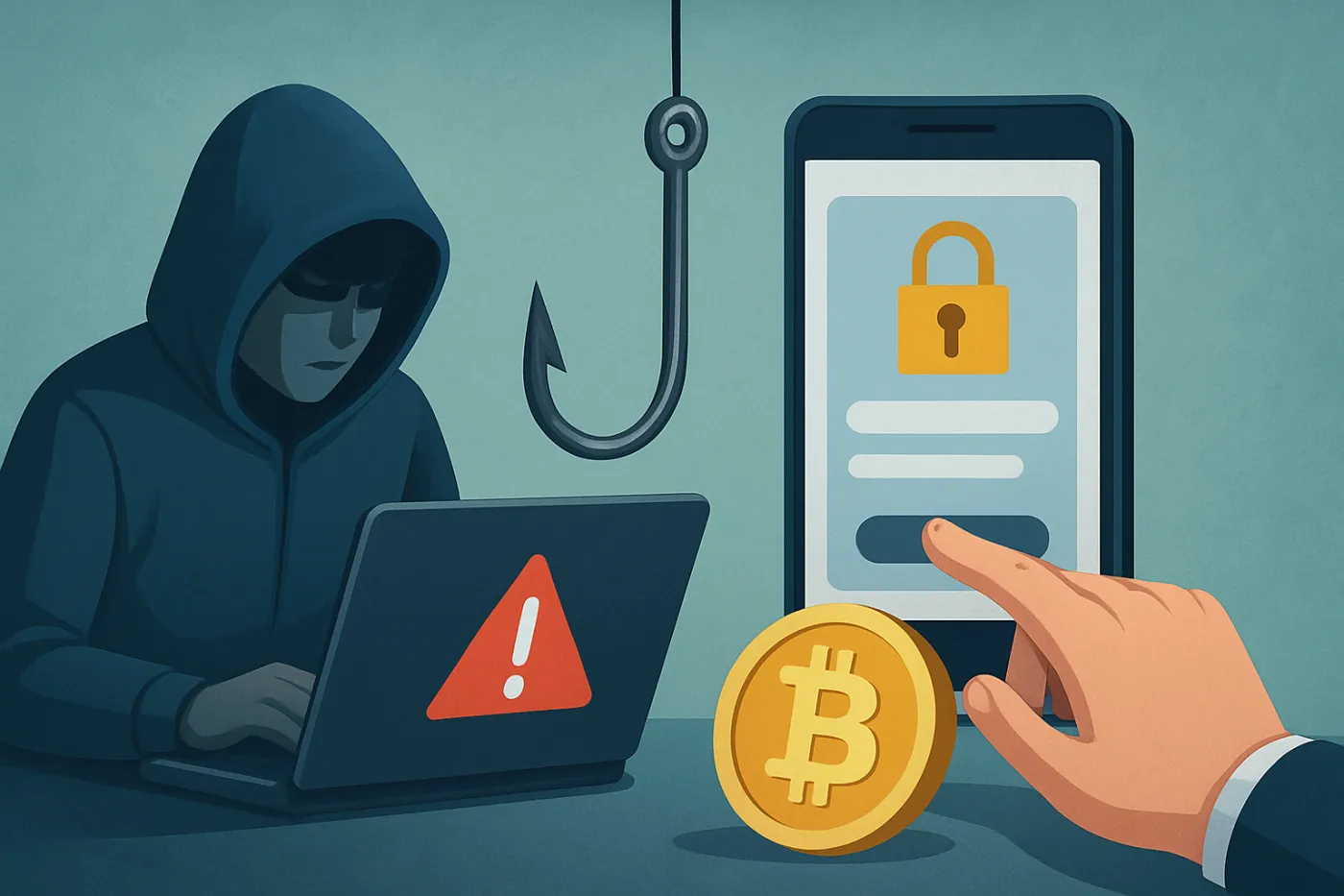 Phishing kryptoměnové burzy: praktická ilustrace průvodce