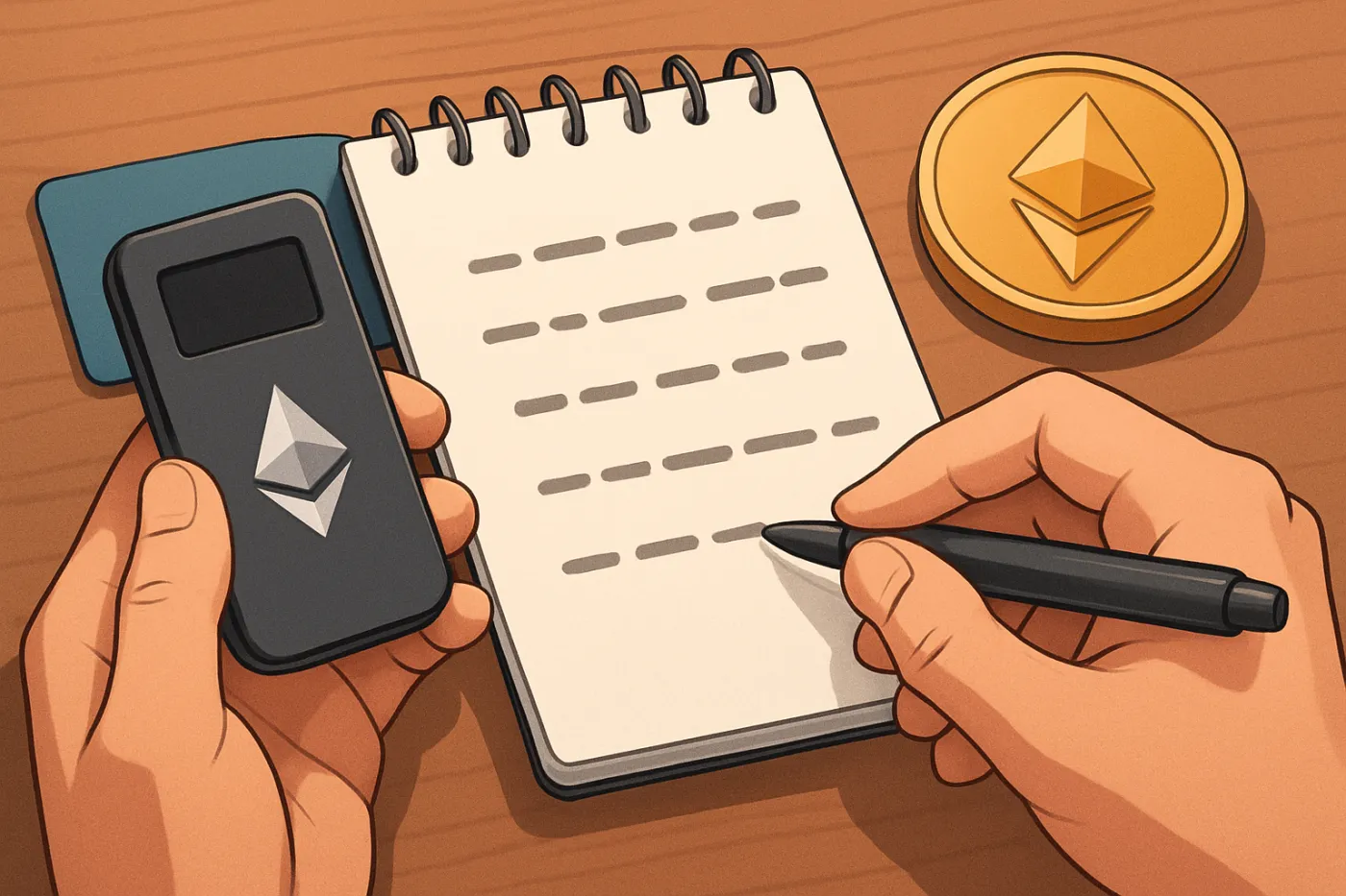 Ethereum peněženka seed phrase: praktická ilustrace průvodce