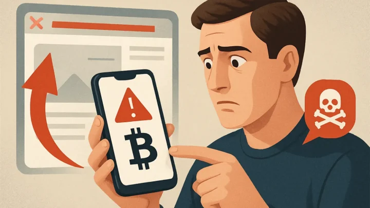 Jak poznat podvodnou kryptoměnovou burzu: praktická ilustrace průvodce